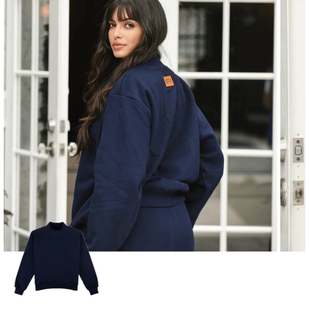 PARKE turtleneck in navy